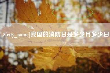 定州我国的消防日是多少月多少日