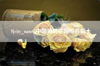定州中国消防学院排名前十