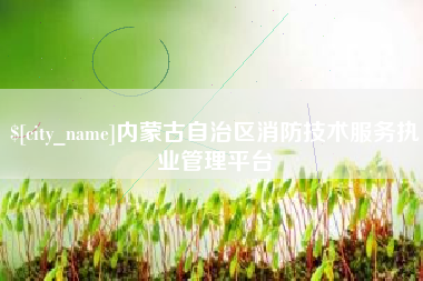 定州内蒙古自治区消防技术服务执业管理平台