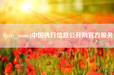 定州中国执行信息公开网官方服务