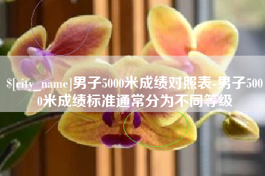 定州男子5000米成绩对照表-男子5000米成绩标准通常分为不同等级