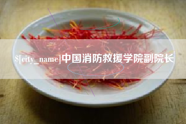 定州中国消防救援学院副院长