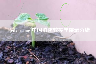 定州中国消防救援学院录分线