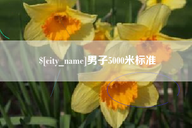 定州男子5000米标准