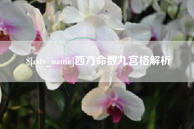 定州西方命数九宫格解析