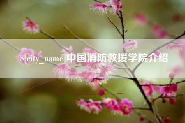 定州中国消防救援学院介绍