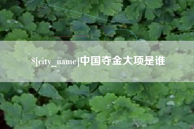 定州中国夺金大项是谁