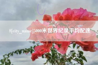 定州5000米世界纪录平均配速