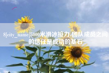 定州5000米滑冰接力-团队成员之间的信任是成功的基石