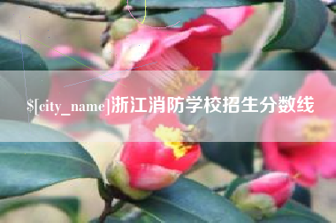 定州浙江消防学校招生分数线