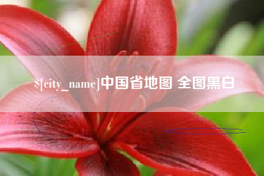 定州中国省地图 全图黑白