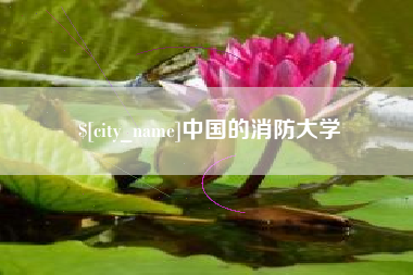 定州中国的消防大学