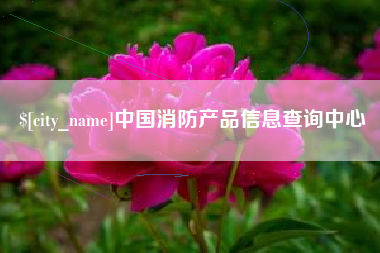 定州中国消防产品信息查询中心