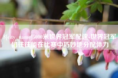 定州5000米世界冠军配速-世界冠军们往往能在比赛中巧妙地分配体力