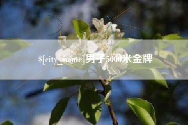 定州男子5000米金牌