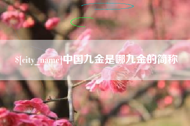 定州中国九金是哪九金的简称