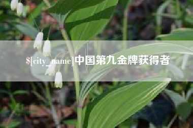 定州中国第九金牌获得者
