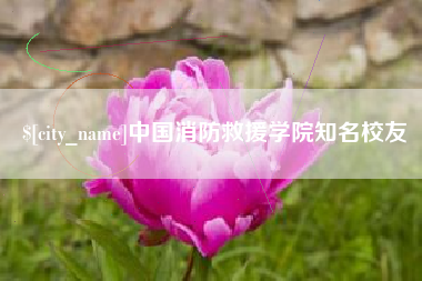 定州中国消防救援学院知名校友