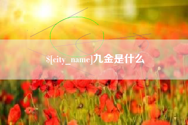 定州九金是什么