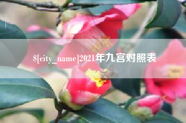 定州2021年九宫对照表
