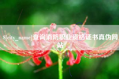 定州查询消防职业资格证书真伪网站