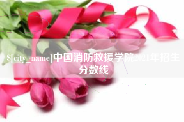定州中国消防救援学院2021年招生分数线