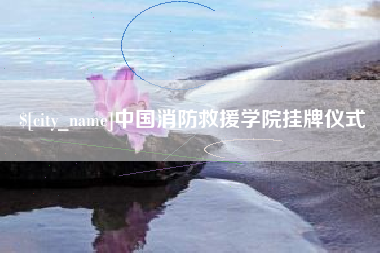 定州中国消防救援学院挂牌仪式